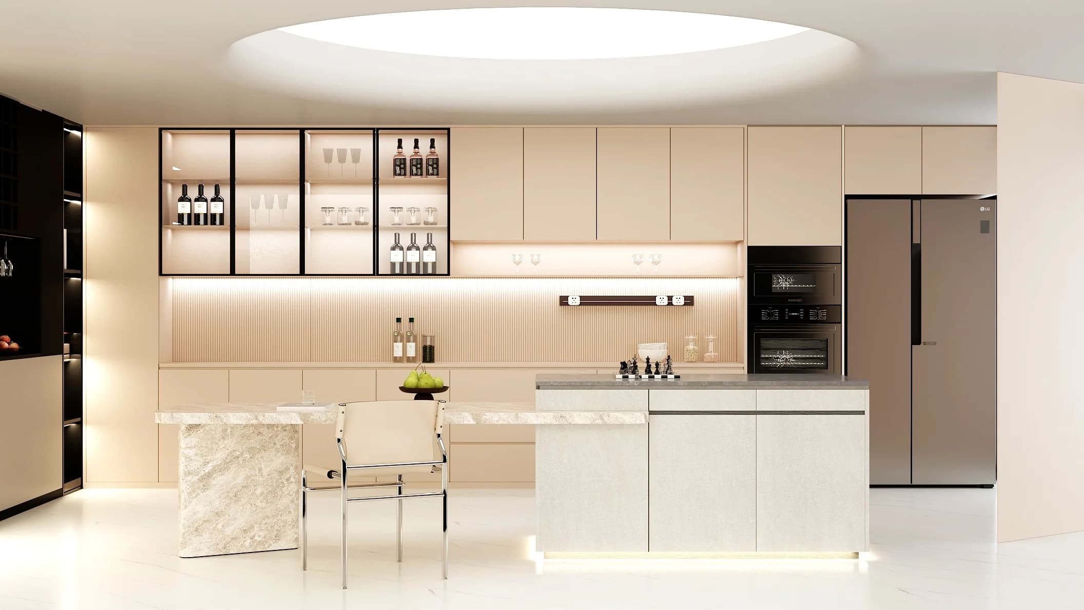 Luxury 3BHK Kitchen