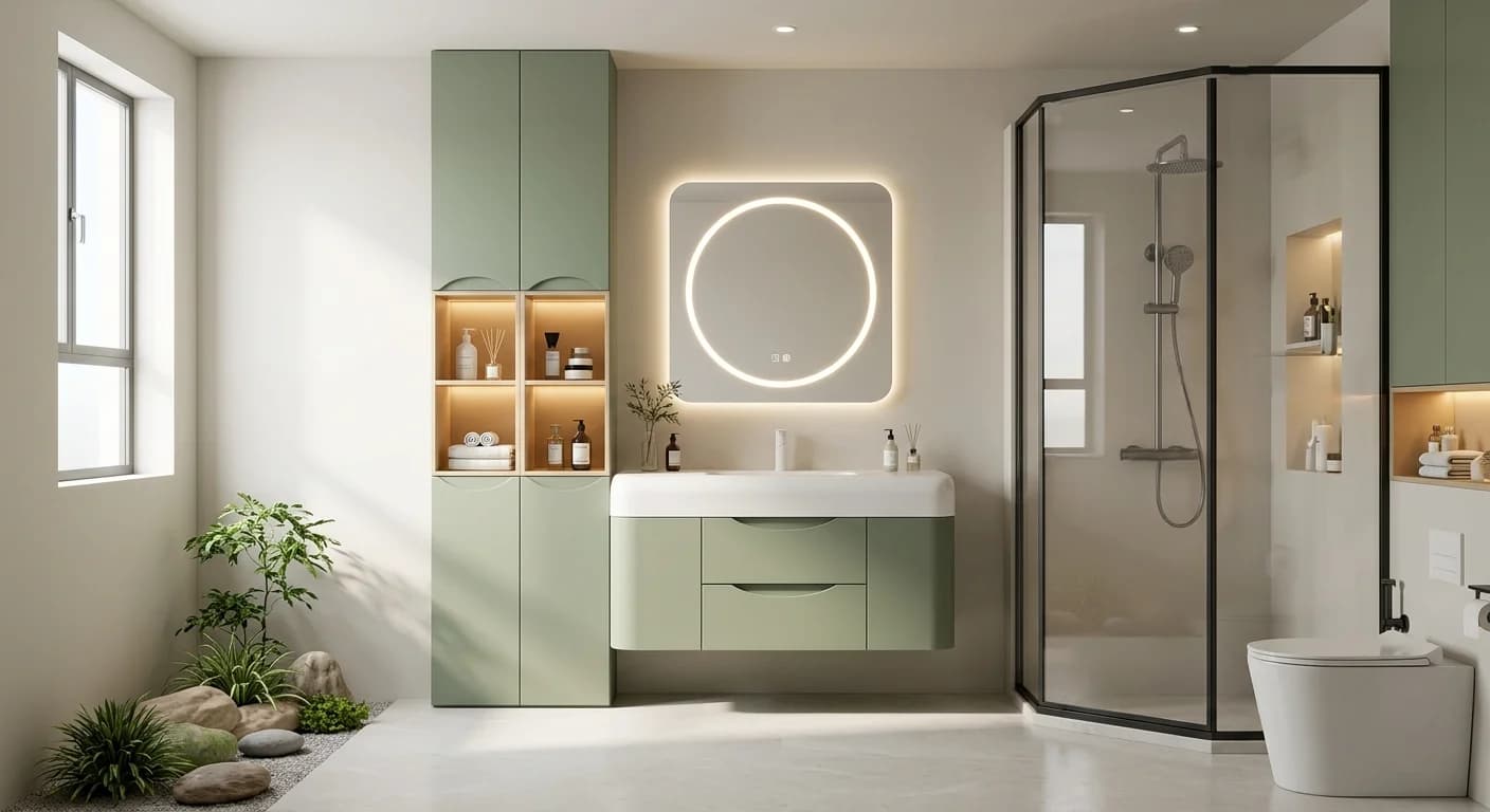 ALUFURN Luxury Console aluminium bathroom vanity India